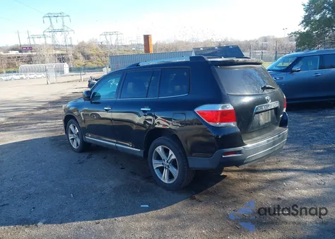 2011 Toyota Highlander Limited V6 z USA, uszkodzony, nr VIN 5TDDK3EH2BS070983